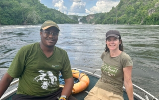 Boat cruise to Murchison Falls on the Nile River